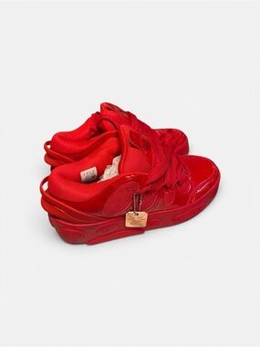 Sergio Rossi for Puma Bold Red Platform Sneakers